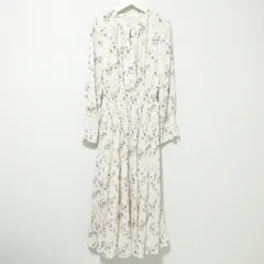 未使用 24AW PROPORTION BODY DRESSING プロポーションボディドレッシング フラワープリントワンピース 1214240508 S ベージュ系 レディース 古着 中古 USED