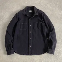 希少品！ TENDERLOIN 長袖 シャツ ワーク ワッペン グレー 灰色 L TENDERLOIN テンダーロイン T-STRIPE WORK SHT L/S ストライプ