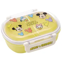【新着商品】スケーター(Skater) 子供用 お弁当箱 1段 360ml 中子付き(おかず容器) ふわっと盛れるドーム型 キッズランチ 抗菌加工 日本製 ディズニー ミッキー&フレンズ 風船 QAF2BAAG