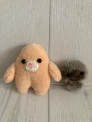 ⚠︎【ご予約のお客様専用】もぐらの赤ちゃん(※お1人様1点まで)+ミニチュア・フタユビナマケモノこけし2点セット　ぬいぐるみ　ハンドメイド