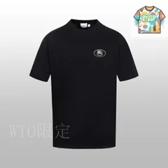 【今日特価】BURBERRY 260g カスタム綿 クルーネック T シャツ-1