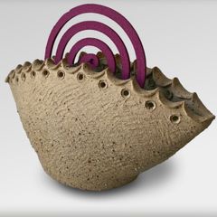 縄文土器 スタイル 蚊取り線香器　02