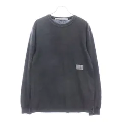ALEXANDER WANG (アレキサンダーワン) ロゴプリント長袖カットソー 長袖Tシャツ ロンT ブラック UCC3221537のサムネイル