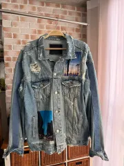 ZARA(ザラ) オーバーデニム ダメージ ジャケット 出品 L