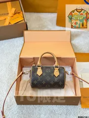 【今日WTO】LV Nano Speedy 16 ピローバッグ City Keepal レチロ ハンドバッグ（16cm）-WTO輸入2-KB19