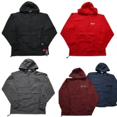 古着卸 まとめ売り チャンピオン アノラックパーカー ジャケット 5枚セット (メンズ XS /S ) デッドストック アームロゴ 中古 古着 NB9882