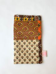 Vintage fabric glasses case　　　C