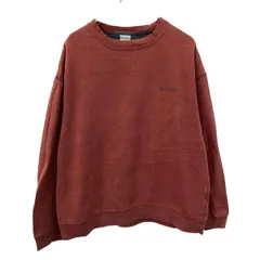 Columbia 無地 ロゴ スウェット トレーナー L ブラウン コロンビア 裏起毛 アウトドア 古着卸 アメリカ仕入 a708-6134