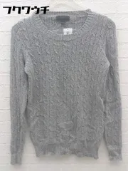 ◇ J.Crew ジェイクルー ケーブル ウール ニット セーター サイズXXXS グレー レディース 【中古】 【1002800081059】