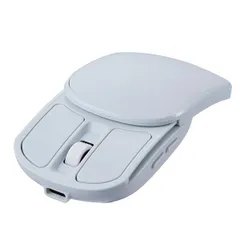 Digio2 無線充電スライド静音5ボタンBlueLEDマウス ミント MUS-RKF235-MT