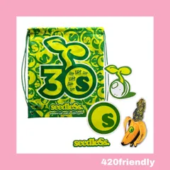 420friendly SEEDLESS-30周年ナップサック- ステッカー4枚付のサムネイル
