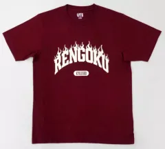 【中古】衣類 煉獄杏寿郎 グラフィックTシャツ レッド XSサイズ 「鬼滅の刃×ユニクロ 第2弾」