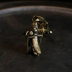 真鍮 キーホルダー キーリング ヴィンテージ ビンテージ アンティーク レトロ 真鍮製 縁起物 金運 子宝 ハンドメイド ペンダントトップ 置物 チャーム 108