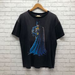 80's BATMAN バットマン　S/S Tee L シングルステッチ　ヴィンテージ　USA製　黒　ブラック　フェード