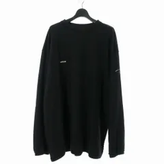 ヴェトモン VETEMENT 18AW インサイドアウト ロングスリーブTシャツ 長袖カットソー M ブラック 黒 MAH19TR202のサムネイル