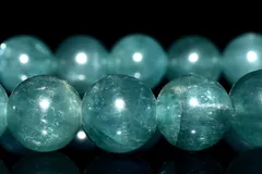 【１点物】ブラジル産◇天然色 ブルーグリーンアパタイト　8.5mm　ブレスレット パワーストーン 天然石 _MA9372