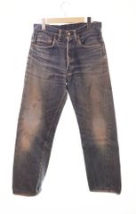 リーバイス LEVI'S 501xx 紙パッチ ギャラ入り 1960 VINTAGE ヴィンテージ デニム 60年代 60's 60s  トップボタン刻印なし 隠しリベット 両面タブ　均等V  オフセット  デニム ブルー 103MB-326