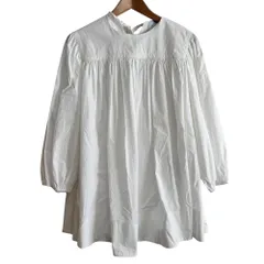 PATOU - 良品 21SS PATOU パトゥ 長袖 ギャザーブラウス 34