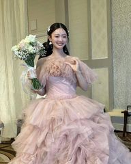 1回着用】ハツコエンドウkiki stella風※パニエ・ベルト付 - メルカリ
