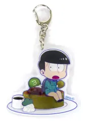 【中古】キーホルダー・マスコット(キャラクター) チョロ松(抹茶ケーキ) 「おそ松さん×animatecafe トレーディングアクリルキーホルダー 第四弾」