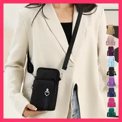 ★スタッフおすすめ★ スマホポシェット ミニショルダーバッグ ポーチ ウォレット/ミニバッグおしゃれ/お財布ショルダー黒 レディース スマホポーチ 携帯ショルダ おすすめ おしゃれ　人気 上品 84CUXUAN-001