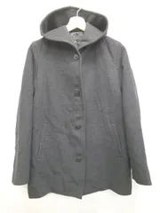 ◇ ⊇ UNIQLO ユニクロ ゆったり 長袖 コート サイズM ネイビー レディース P  【1409090025464】