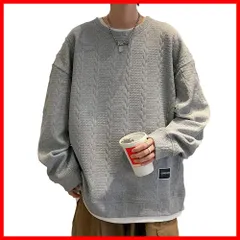 【人気商品】【在庫処分】【特価商品】【在庫セール】【特別セール】[Aaronlive] トレーナー メンズ 長袖 メンズ 丸襟 Tシャツ 大きいサイズ 人気 プルオーバー トレーナー カジュアル 快適 ゆったり プルオーバー 春秋冬 服 メンズ トレーナー