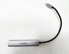 【HY】【美品】ELECOM エレコム USB Type-Cドッキングステーション DST-C17SV シルバー 5-in-1 HDMI/LAN/USBポート搭載 最大5Gbpsの高速データ転送[定形外郵便、送料無料]HY003