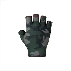 ダイワ 手袋 DG-6523 速乾グローブ 5本カット グリーンカモ XL