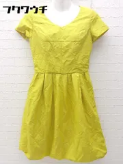 ◇ ESTNATION エストネーション ノースリーブ 膝下丈 ワンピース サイズ38 イエロー レディース 【中古】 【1002801057480】のサムネイル