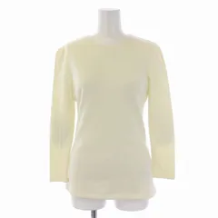 BORDERS at BALCONY ボーダーズアットバルコニー LONG SLEEVES TEE ウール カットソー エルボーパッチ アイボリー 38 BD1921-2B-09 BORDERS at BALCONY ボーダーズアットバルコニー LONG SLEEVES