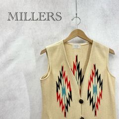 MILLER´S ミラーズ チマヨ ベスト チョッキ トップス ウール100％ アイボリー サイズ不明 メンズ