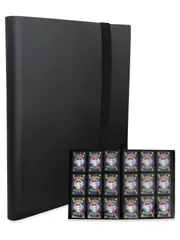 【数量限定】カードケース ファイル 360枚収納 バインダー スリーブ対応 トレカ カードファイル (黒) ZACK MONO