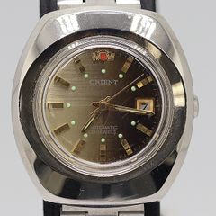 デッドストック級 稼働 美品 オリエント 6S497771-00 ブラウン文字盤 AT/自動巻 レディース腕時計 2000000 NSK ABC16160 KTU