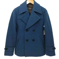 バーバリーブルーレーベル　M　フード付き黒ウールピーコート 2026年最新】BURBERRY BLACK LABEL メンズ ピーコート・ウールコートの