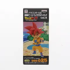 孫悟空(超サイヤ人ゴッド) ドラゴンボールZ 神と神 劇場版ワールドコレクタブルフィギュア vol.4 プライズ(48811) バンプレスト