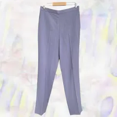 BEAUTY&YOUTH UNITED ARROWS　ビューティーアンドユース　スラックス　ラベンダー　レディース　パンツ　ズボン　ポケット　センタープレス