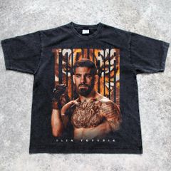 UFC イリア トプリア Ilia Topuria 格闘技 半袖 Tシャツ ヴィンテージ加工 コットン 男女兼用 S～3XL