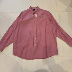 90s　old　gap　長袖シャツ　無地　ストリート　【T-316】