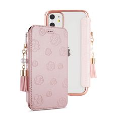 手帳型 スマホカバー ミラー付き iphone15 多機能 押し型 鏡付き カード収納付き マグネット不使用 iphone15 タッセル付き 手帳型レザーケース 使い勝手 シンプル ワイヤレス 素敵なデザイン 単色 アイフォン15 アイフォン15 携帯カバー