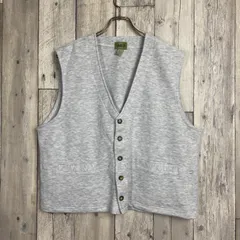 【OLD UNIQLO 80s ユニクロ】スウェット ベスト ジャケット L