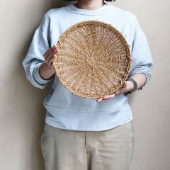 UTILE | ユティル ユティルナイール ざるラウンド Lサイズ 1点・洗える バスケット キッチン雑貨 水切り 盛り付け そば皿 樹脂素材
