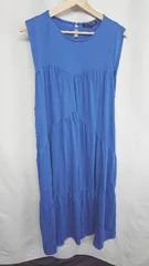 ◇ ⊂ Sugar spoon ロング丈 ワンピース サイズF ブルー レディース E  【1409240040897】