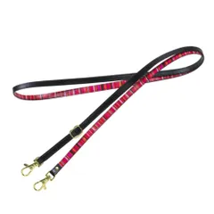 ☆ アクセントボーダー.BK/RD ☆ ショルダーストラップ スマホ ストラップホルダー ストラップホルダー スマホショルダー 携帯ストラップホルダー 携帯ストラップ 肩掛け スマートフォン 首掛け 斜めがけ 肩紐 ショルダー ストラップ 落下防止 紛失防止