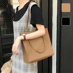 ポーチ付きスクエアショルダーバッグ レディース 10代 20代 30代 韓国ファッション カジュアル シンプル 鞄 可愛い バック お出掛け 大容量