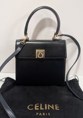 美品】セリーヌ ハンドバッグ ゴールド金具 サフィアーノ レザー 