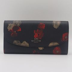 美品 ランバン ラウンドファスナー 長財布 フラワー 花柄 16769 - メルカリ