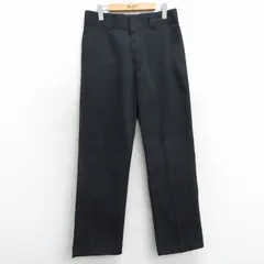 W31/古着 ディッキーズ Dickies ワーク パンツ メンズ 874 黒 ブラック 25mar15 中古 ボトムス ロング
