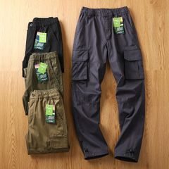 カーゴパンツ メンズ ジョガーパンツ   ワークパンツ 作業ズボン 撥水加工 多機能  マルチポケット 耐摩耗  春夏
