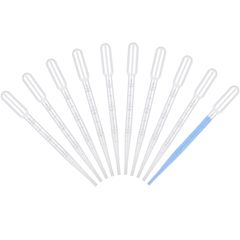 新品 (3ml 料理用 自由研究用 精油小分け用 レジン 科学実験 10本セット) 化粧品小分け 詰め替え 香水 ピペット 目盛り付き スポイト サムコス